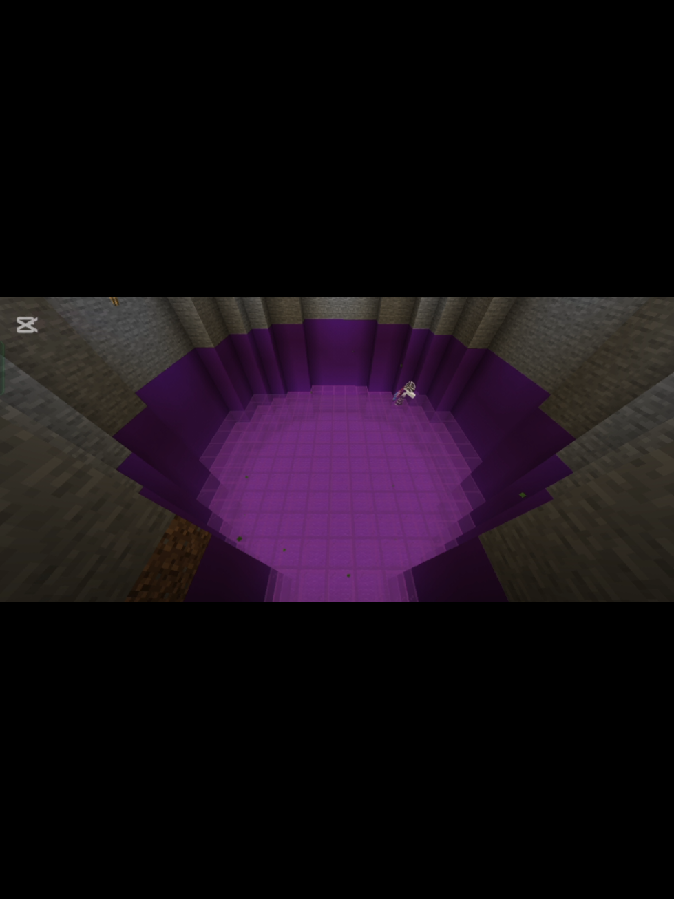 i changed the magenta glass and now it's only purple cuz I didn't like it #Minecraft #chill #fyp 