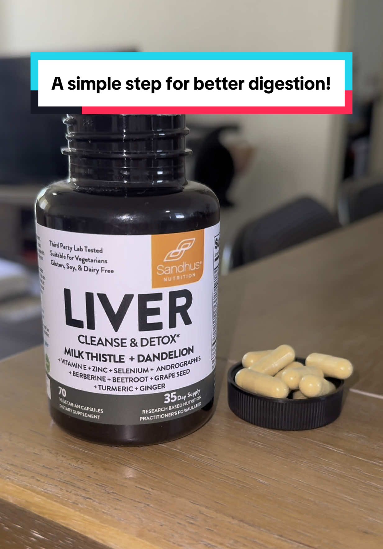 Your liver is always working for you—why not give it a little extra support? A small habit can make a big difference! 🌱✨ #tiktokshop #livercleanse #detox #supplements #liverhealth 