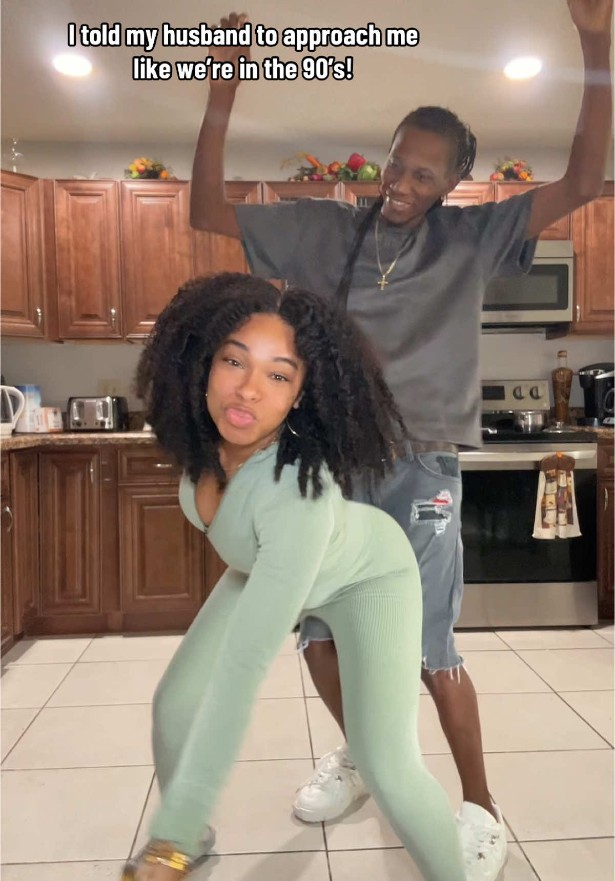 I told my husband to approach me like we’re in the 90’s! #dellyfever #couple #couplegoals #jamaicatiktok #jamaicantiktok #viralvideos #fyp 