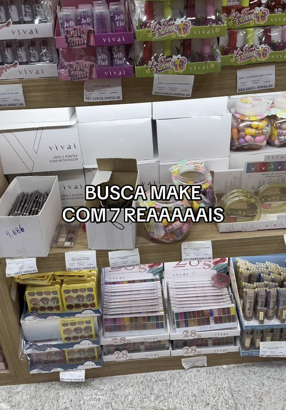 Aqui seus 7 reais são bem valorizados kkk #buscabusca #buscamake #maquiagensbaratinhas #CapCut  @Blog da Thata 