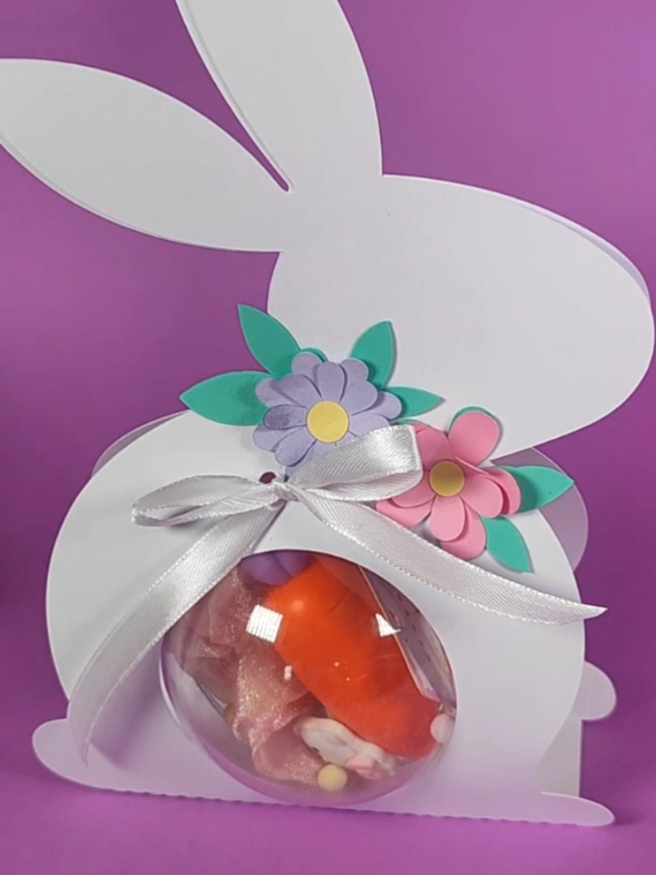 Simple Bunny  🩷🧡💜🩷🧡💜 #papeleriacreativa #creativedesign #partydecorations #easter #papayacreativa #creativepaper #creative #candyholder 