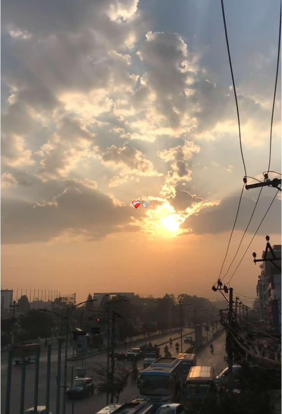 Good morning from Baneswor ktm🫶❤️🕊#kaushalkhadkaa #fyp #viral #goviral #sunrise 
