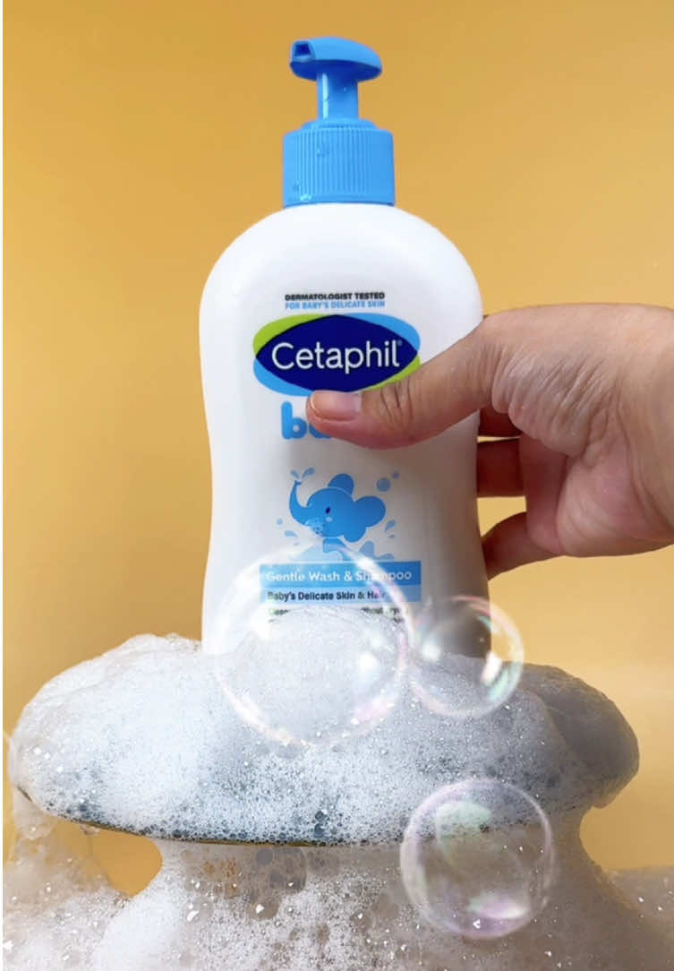 Bath time bliss for your little one! Experience the gentle cleanse of Cetaphil Baby Wash and Shampoo. #cetaphilbaby #babywash #babyshampoo #baby 