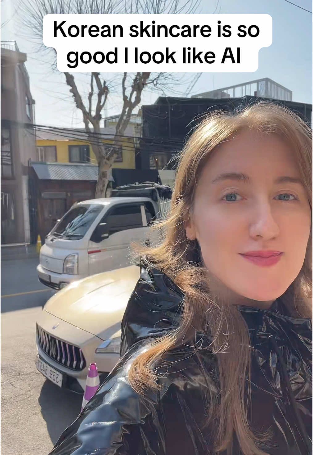 Replying to @Jenna Beck I’m definitely real 🥲 I guess my skincare game has really improved if I look like AI, maybe some natural light will help show I’m a person haha #skincare #naturalbeauty #antiaging #koreanskincare #over30club #skincarerecommendations #wrinkles #botox 