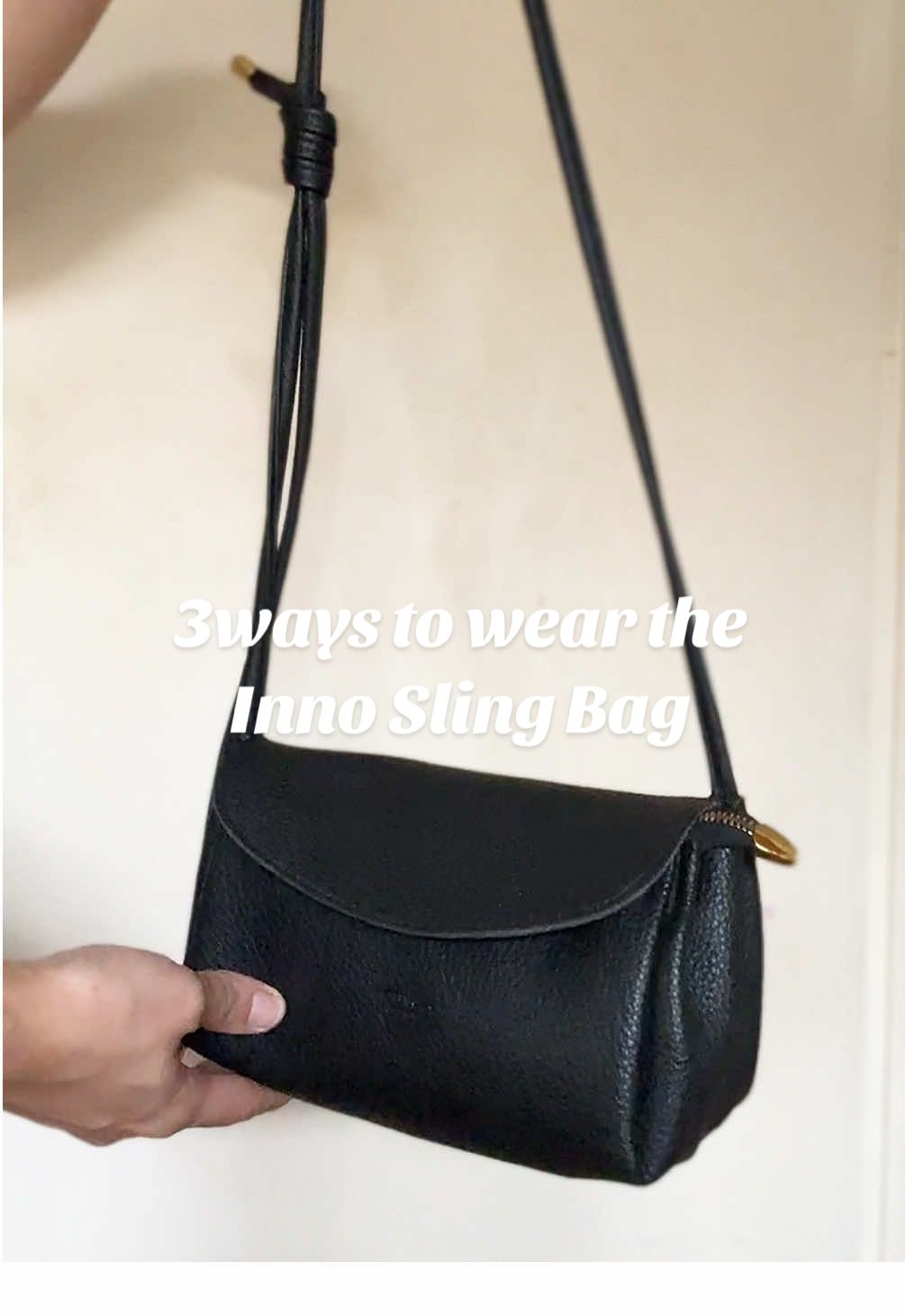 Here are 3 ways you can wear this Inno bag.  #slingbag #innoslingbag #innobag #bagrecommendation #bagforwomen #spaciousbags