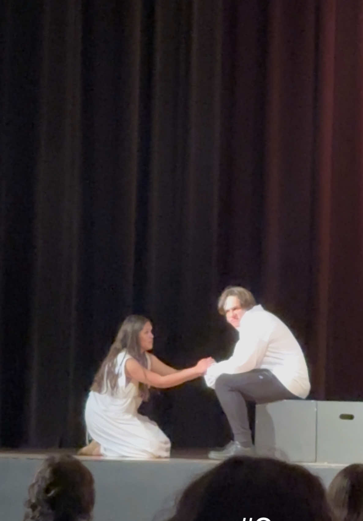 I’m so proud of this girl I never would of imagined her stepping out of her comfort zone ❤️ she killed it at her first play . The Entire cast did an amazing job  such a great scene . I’m just so proud of my baby girl #queens #kristendoherty #scene #highschool #theatre #drama #fypシ゚viral🖤tiktok #audition #kinghenry #anneboleyn #sanfrancisco #acting #dramaclips #fyp #viral #auditions 