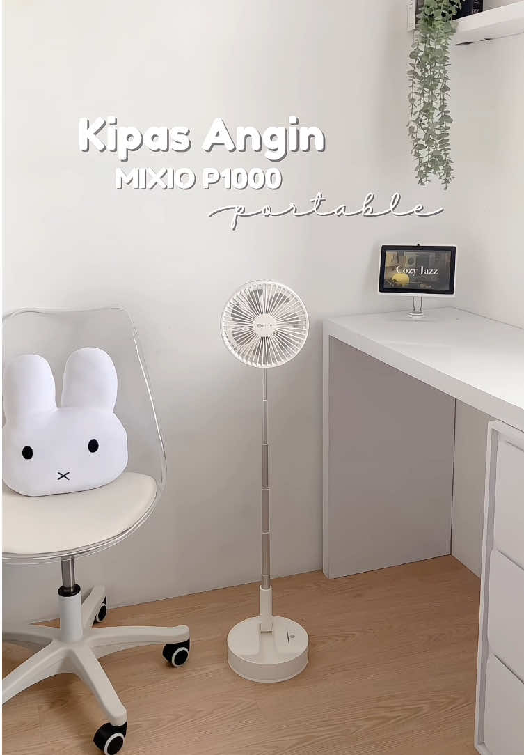 Kipas Angin dari @MIXIO super lengkap pokoknya, beli satu dapet banyak model, sukaaa banget anginnya kencang tapi gak berisik sama sekali, desain estetik, portable, bisa dibawa kemana mana, cuss samaan!🤍  #kipas #kipasangin #kipasanginportable #fanfolding #kipasmultifungsi #kipas3in1 #kipasmixio #mixio 