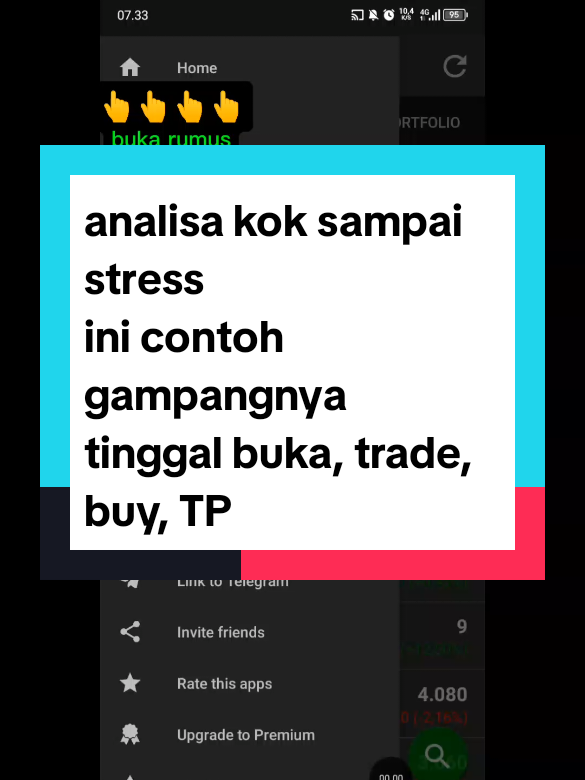 analisa kok sampai stres  analisa itu cukup buka rumus Data Saham Indonesia bandarmology ada teknikal ada bid offer ada  tinggal klik Rumus nya profit ditangan  #saham  #investing  #bursaefekindonesia  #sahamindonesia 