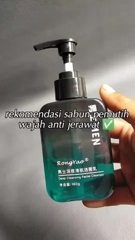 sabun wajah cowok penghilang bekas jerawat. #sabunwajah#sabunjerawat 