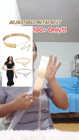 WOMEN ADJUSTABLE METAL BELT #metalbelt #adjustablemetalbelt #belt #adjustablebelt  #beltforwomen 