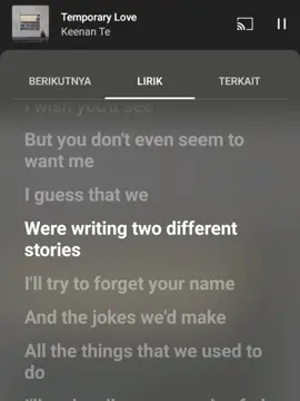 keenan te - temporary love #keenante #temporarylove #music #lyricsvideo #Love #fyp 