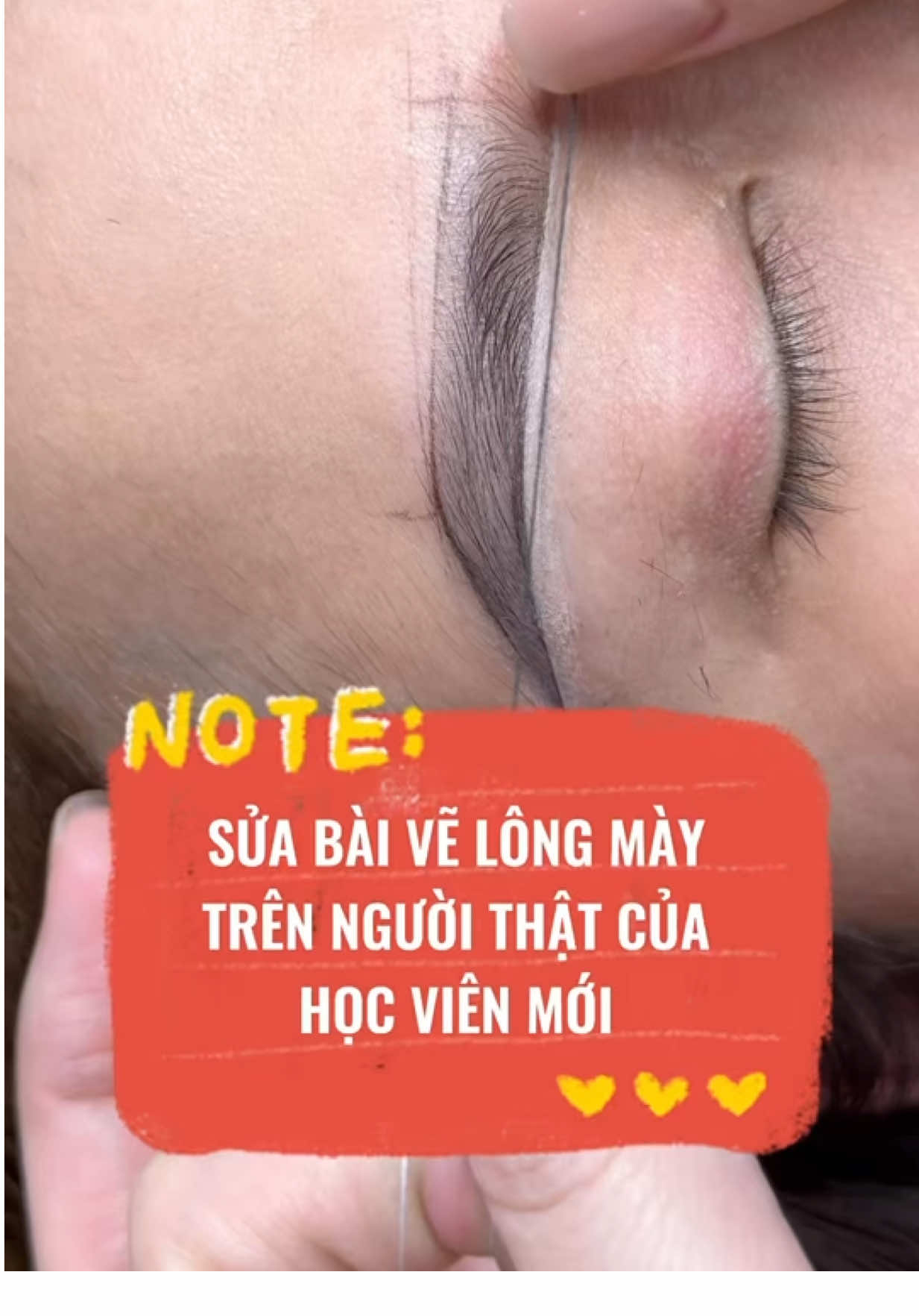 Học vẽ lông mày trên người thật có phương pháp không sợ không làm được . #hocphunxam #chiasekinhnghiem  #daotaohocvien #daily #Giangelysees #tiktokviral 
