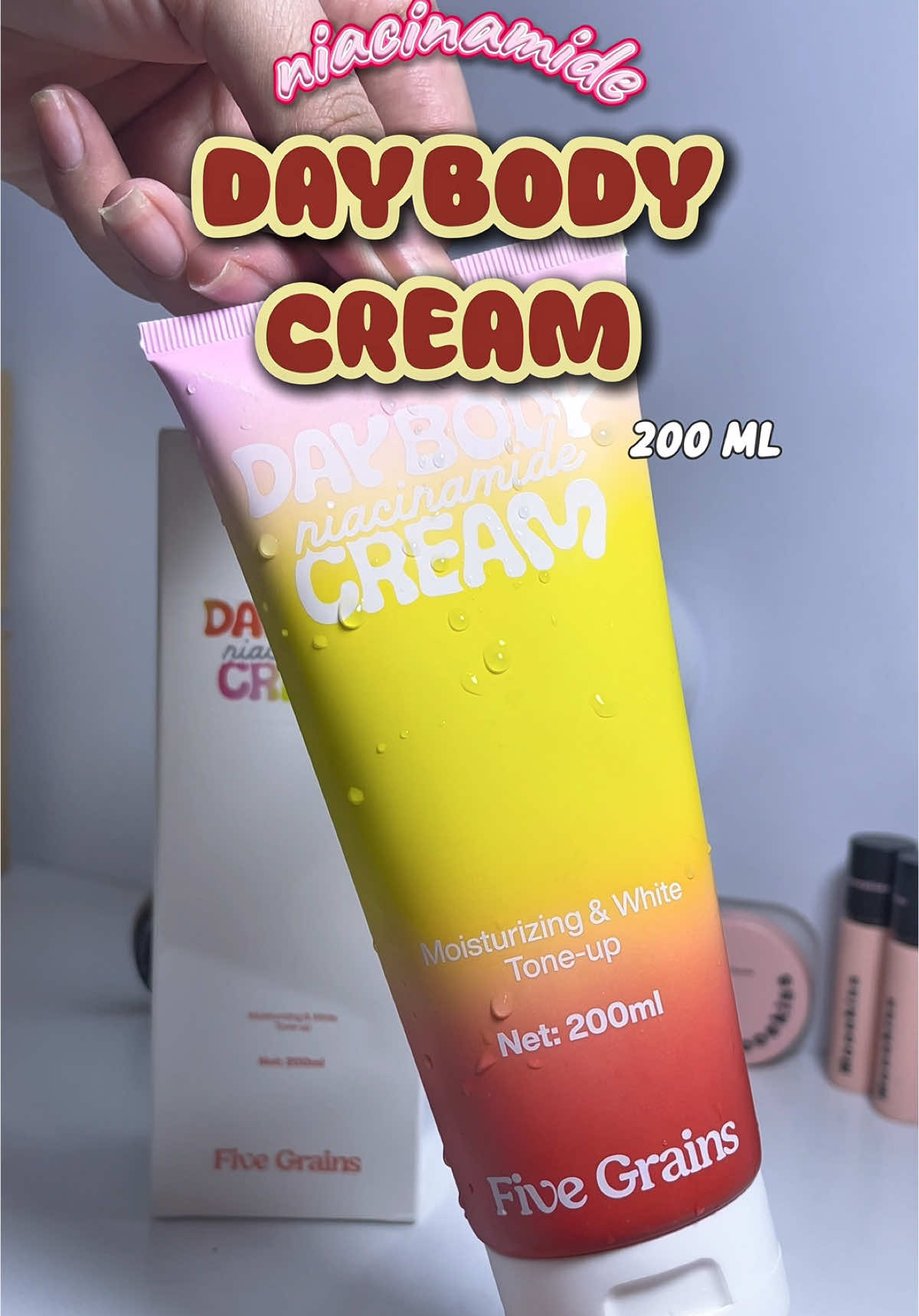 Rcm cho các bà kem dưỡng body ngày siêu trắng sáng✨ #fivegrains #daycream #kemnangtone #kembody #unboxing #reviewlamdep #tiplamdep 