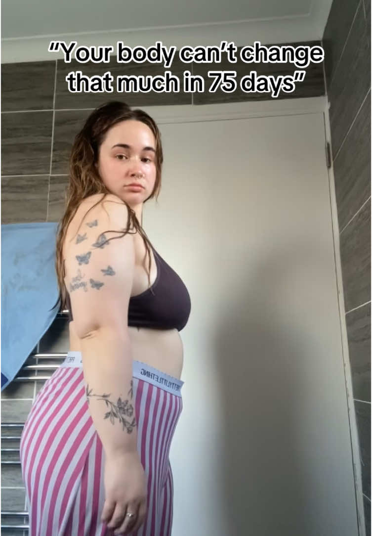 Yes it can🎀 #weightlossmotivation #caloriedeficit #weighlosstransformation #75hardresults #75hard #75hardjourney #75hardcomplete 