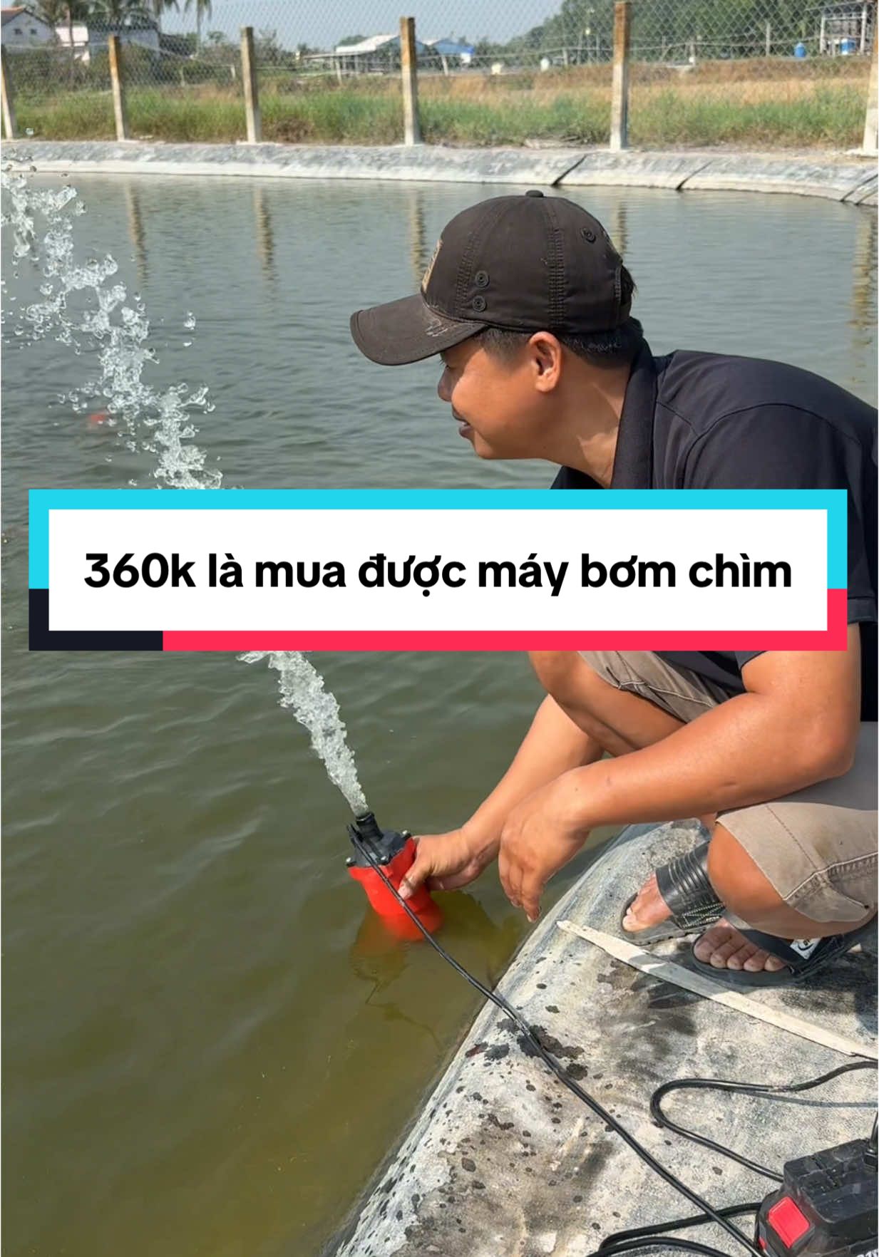 Quá xá rẻ để có máy bơm chìm hay bơm tỏm mà lại cực kỳ cơ động và an toàn #mộcmựcmẹo #iing #maybom #maybomnuoc 
