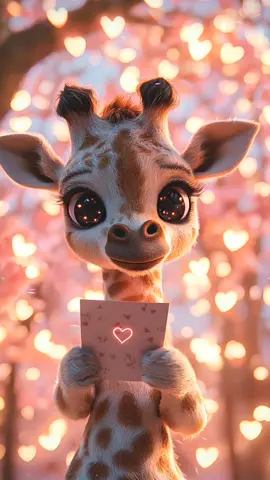 i love you ♥️♥️ #giraffe #iloveyou #foryoupage❤️❤️ #loveyou #sendit 