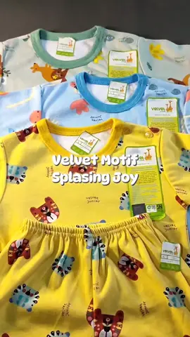 Ada yang belum kebagian #setelananak dari #velvetjunior motif baru, kuyy cel keranjang kuning