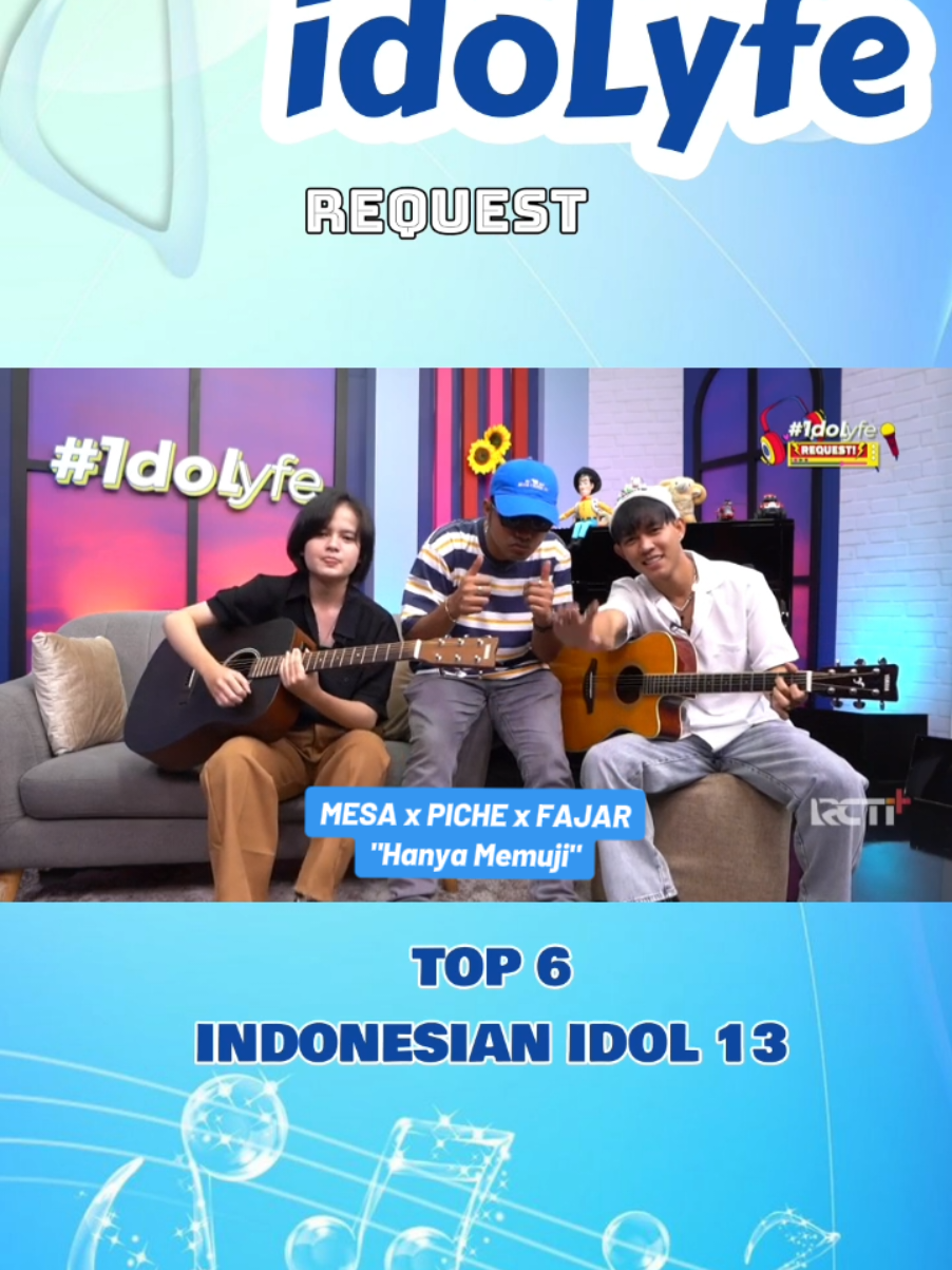Hanya Memuji by Mesa, Piche dan Fajar.  #indonesianidol2025 #rcti #idolyfe #mesahira #pichekota #fajarnoor #indonesianidol2024 #rctiplus #idol13 #fyp #mesaidol #picheidol #fajaridol #coversong #hanyamemuji 