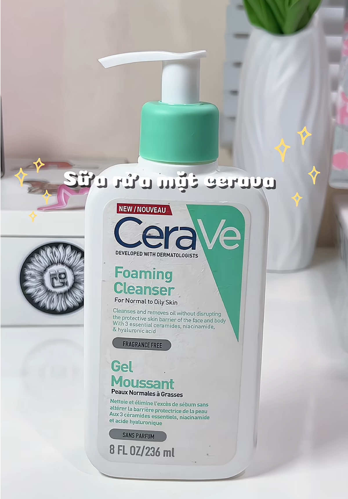 Srm Cerave hàn.g chín.h hãn.g #srm #suaruamat #cerave #review #unboxing #fyp 
