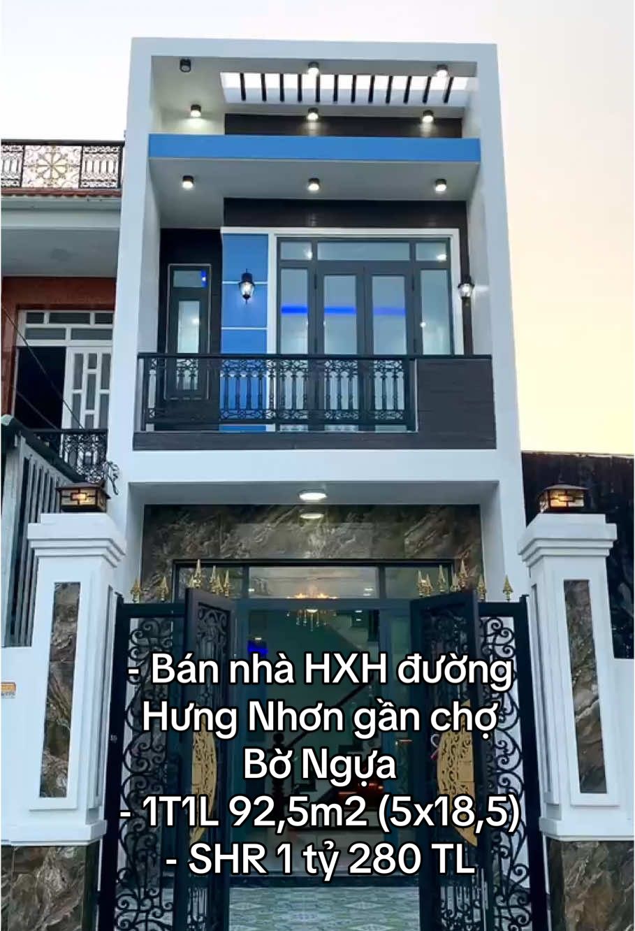 Nhà Tân Kiên-Bình Chánh 92,5m2 - 1 tỷ 280 LH: O972..44O..79O #batdongsan #nhabinhchanh #tankien 