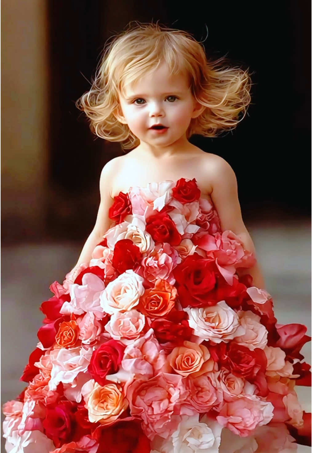 Cute baby girl singing APT 🌷🌷  #cute #cutebaby #babysinging #apt #AI #fyp #viral #babydance #trendingsong 
