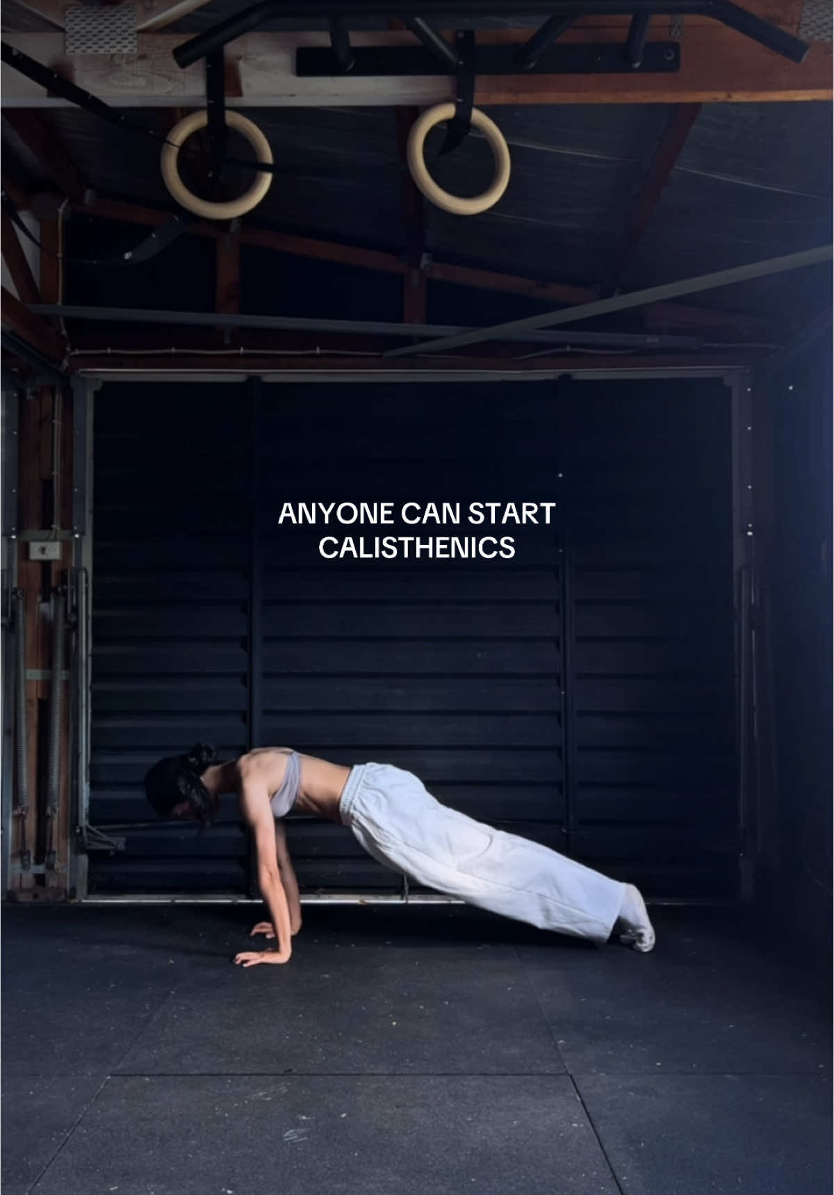 The first step #calisthenics #bodyweighttraining #homeworkout #beginnercalisthenics 