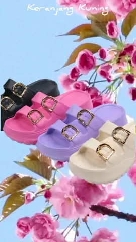 #Sandal Wedges 720T anak model slop strip kekinian sandal anti slip anti licin#tiktokpemula #fyppppppppppppppppppppppp 