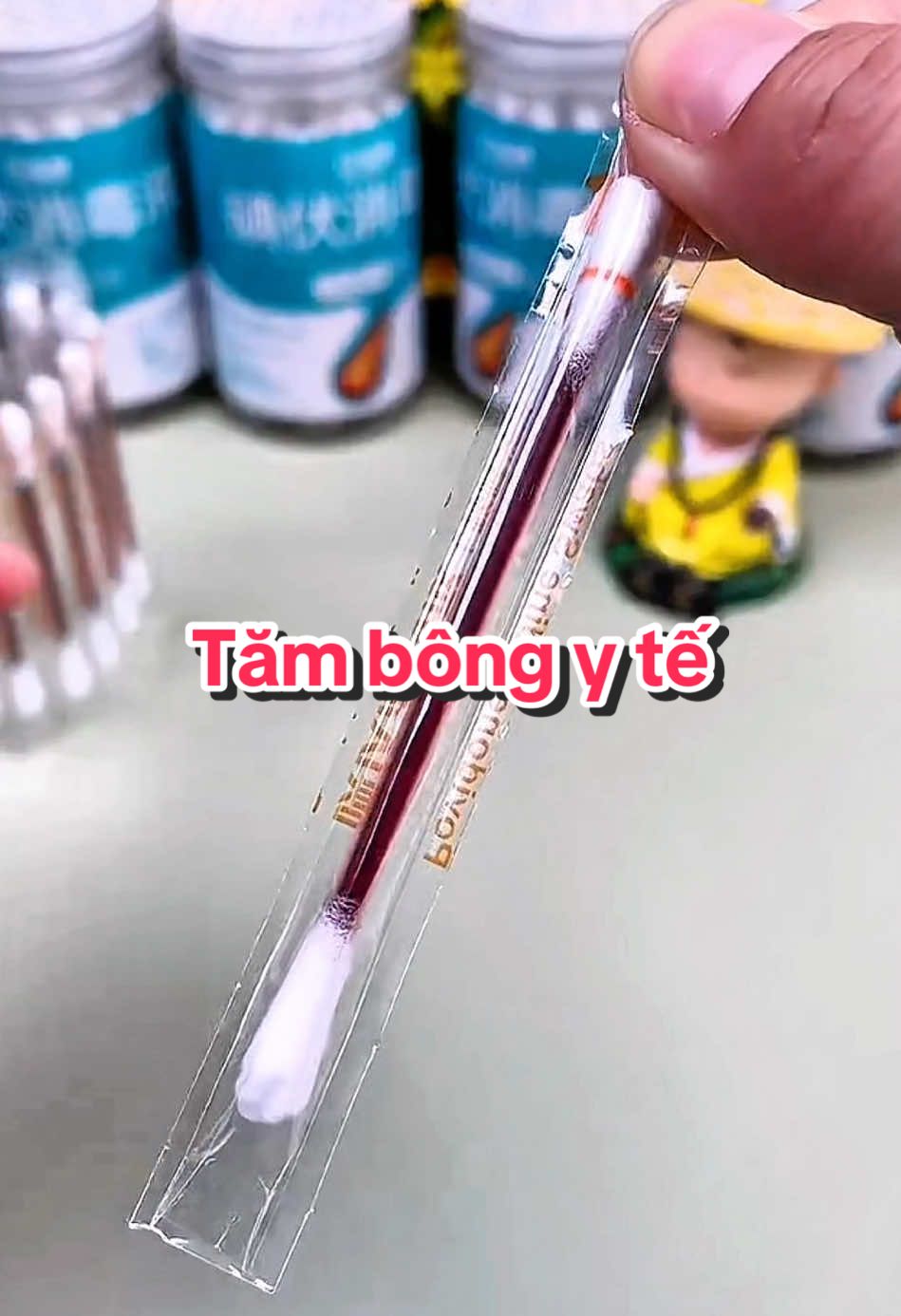 Tăm bông khử trùng vết thương #tambongkhutrung #tambongyte #tambongkhangkhuan #dodungyte 