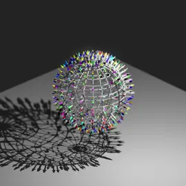 Rotation variations with z-axis oriented vectors. #hypercube #tesseract #geometry #torus #cube #math #interesting #rotation #3danimation #blender #vector 