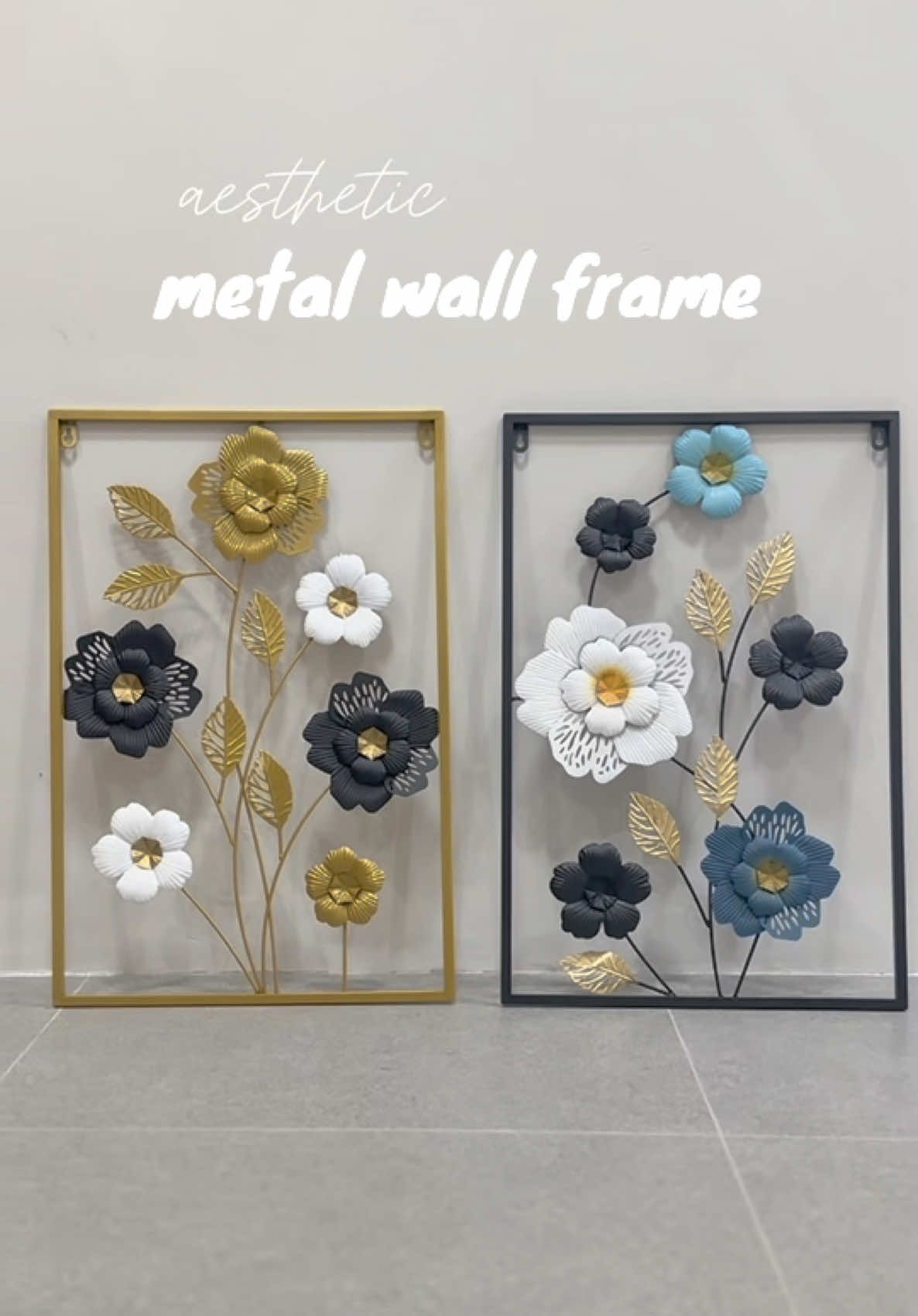 Give your space a sleek, modern update with this durable metal wall frame. ✨ #metal #wall #frame #decor #homedecor 