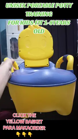 UNISEX PORTABLE POTTY TRAINING FOR KIDS FIT 1-8 YEARS OLD KAYA CLICK THE YELLOW BASKET PARA MAKAORDER#portablepotty #portablepottytoilet #portablepottys #trainingpotty #trainingpottykids #kids #KIDS #potty #POTTY #pottytraining ##trending #virall #viraltiktok #virltiktok #VIRAL #viralvideo #TRENDING #trendingvideo #trendingsong #trendingtiktok 