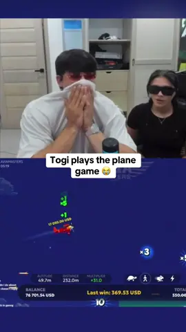 Togi plays the plane game 😭 #kickstreaming #Togi