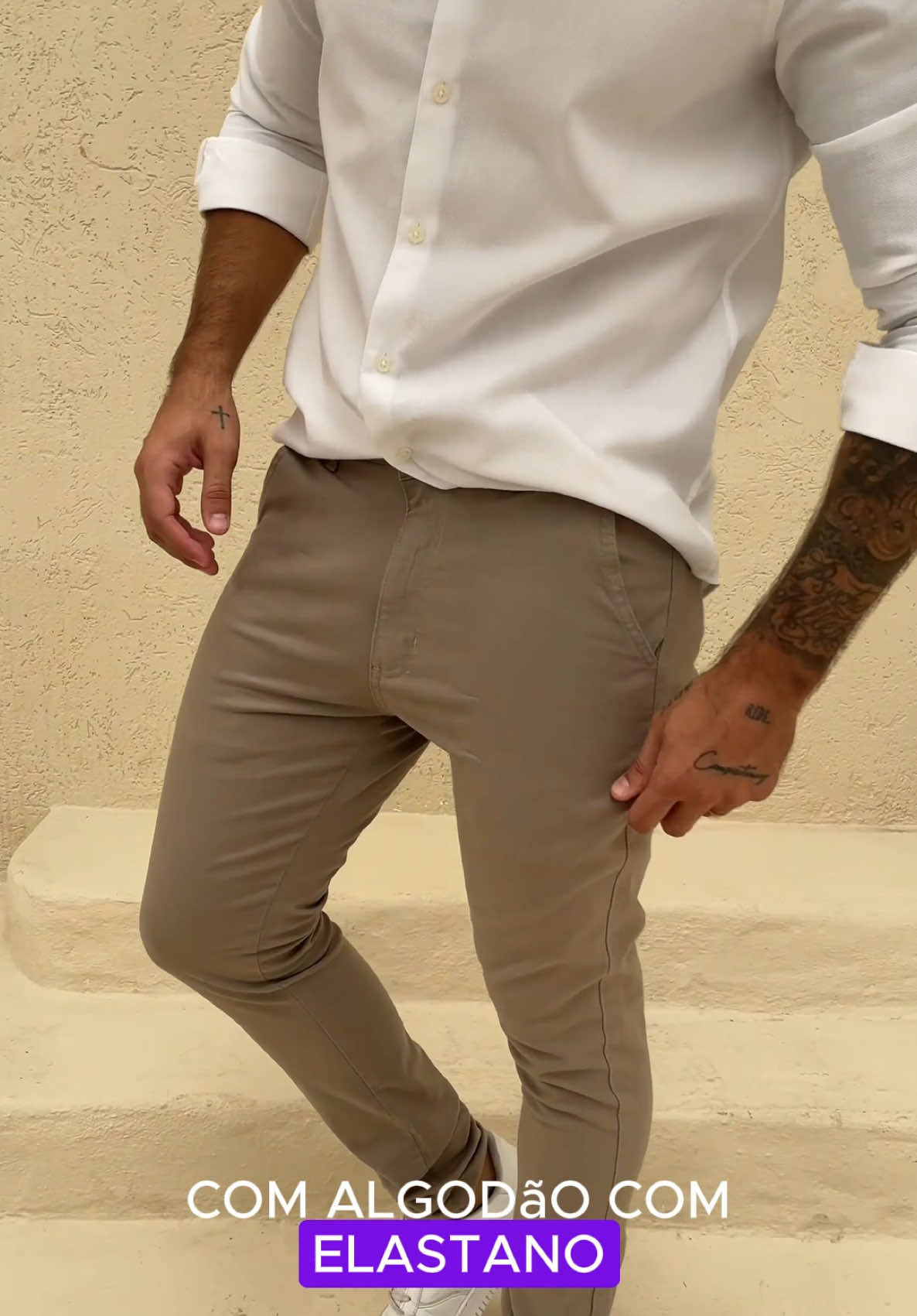 A melhor calça de sarja! Disponível em várias cores e tamanhos #fy #modamasculina #tiktokshop 