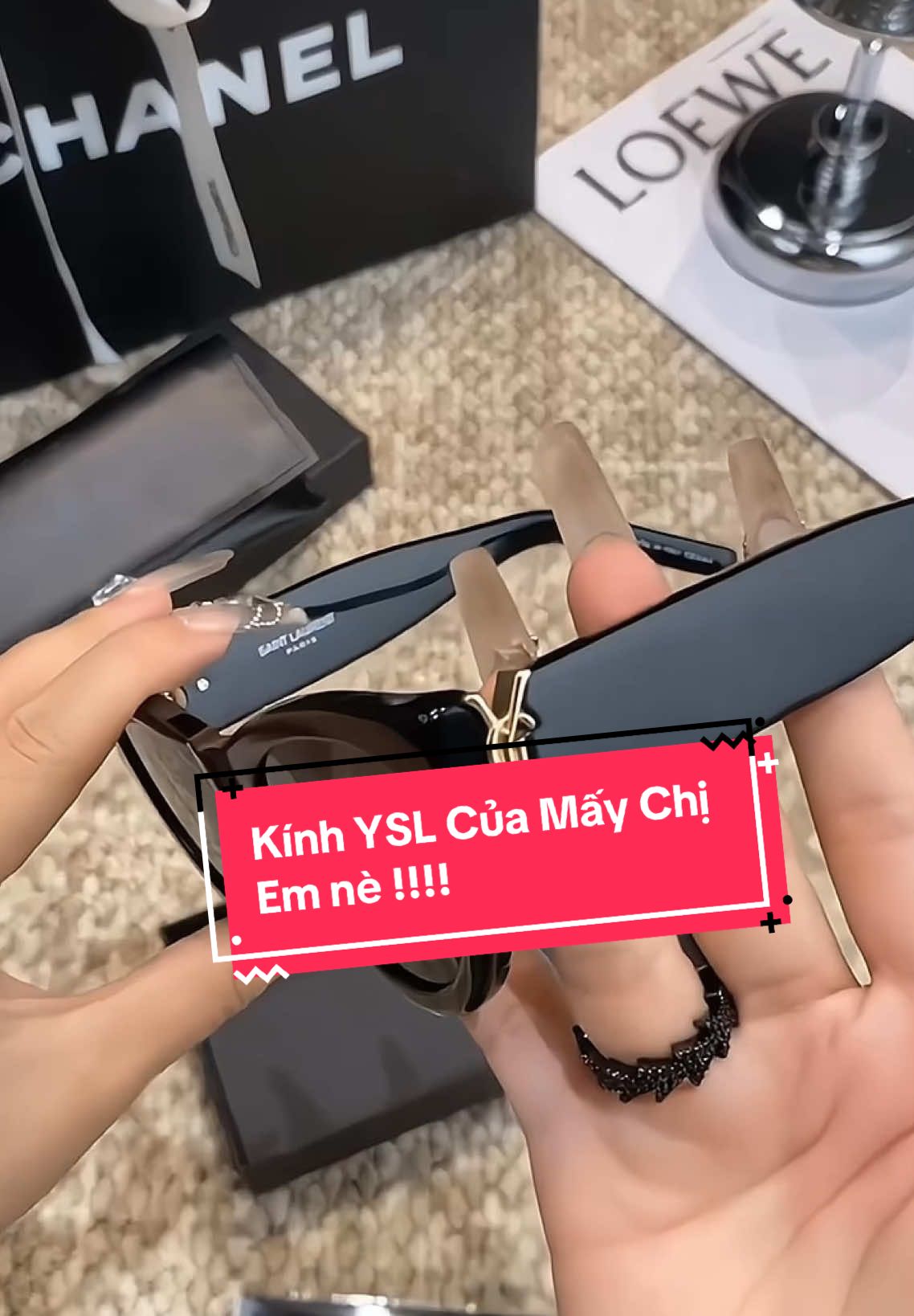 Kính Râm YSL phù hợp cho các cô nàng thích sang trọng 🤓 #kínhrâm #kínhthờitrang #ysl #zebraauth 