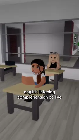 english listening comprehension 💗 || #floptok #roblox #robloxmeme #satire #school #bestie @♡ ⊝ savy ⊝ ♡ 