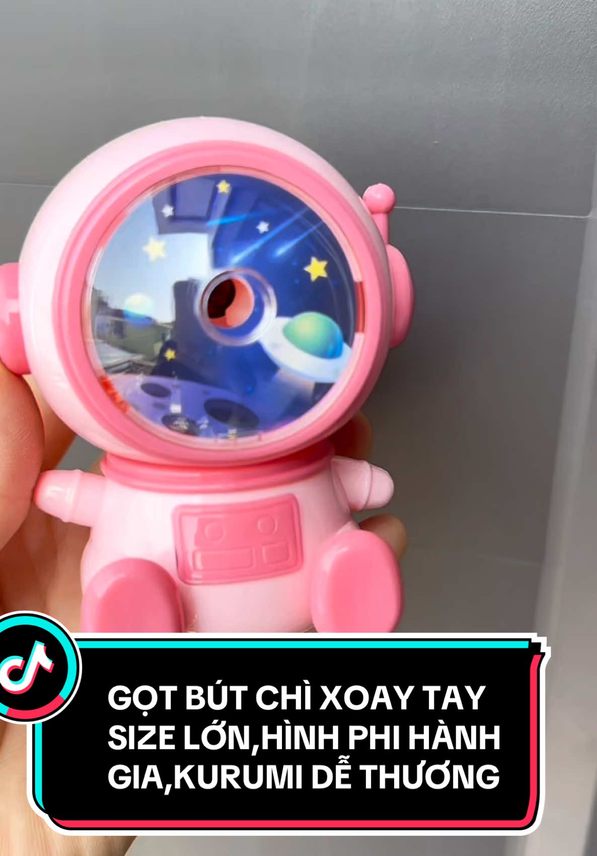 Gọt bút chì xoay tay,Chuốt chì hình phi hành gia,kurumi dễ thương#gotchi #gotbutchi#videoxuhuongtiktok✅ #vanphongphamthanhgiang #xuhuong2025 #
