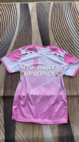 PINK JERSEY SUPREMACY  BADMINTON JERSEY SHIRT (free custom) #jersey #jerseyshirt #badminton #badmintonshirt #freecustomize #customized 