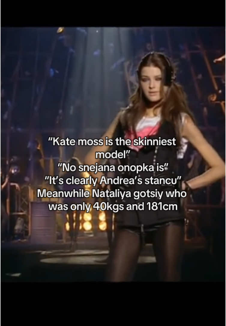 She stopped getting booked due to this btw 😞 #nataliyagotsiy #for #dsquared2 #2007 #fyp 