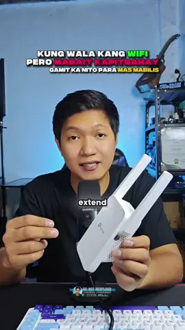 Kung wala kang Wifi pero mabait yung Kapitbahay, gamit ka nito para mas bumilis #wifiextender #ac750dualband  #wifirepeater #tplinkwifirepeater #wifibooster #pisowifirepeater #pisowifibooster #tit0bill 