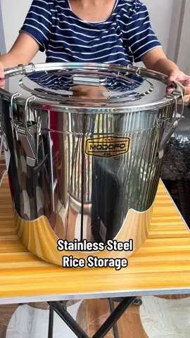 Pang matagalan ba kamo? Eto na ‘yun! #insectproof #ricestorage #stainlesssteel #mommyfinds #rice #304stainlesssteel 