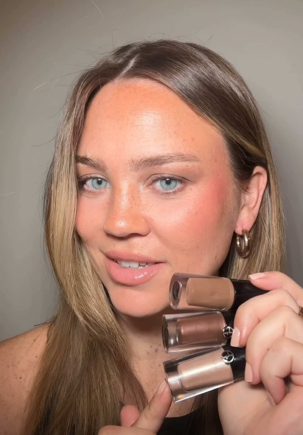@Armani beauty Eye Tint for the easiest eye look! The blend, the wear, the way my eyes pop… all from these eye tints.  Shades: 30M, 12S, and 10S @sephora #armanibeautypartner #armanibeauties 