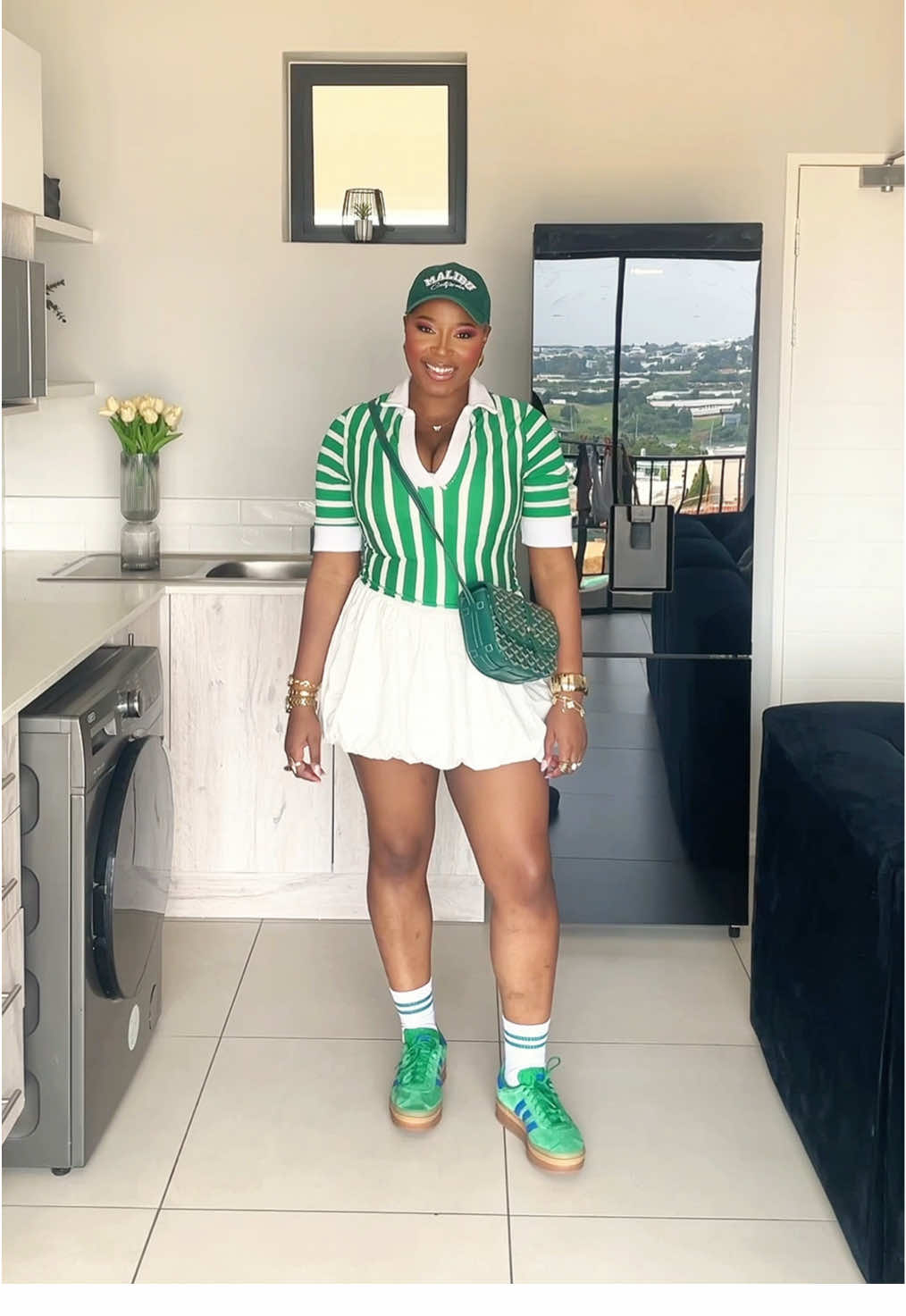 Outfit of the day 🎾🏓👟  #fyp #fashiontiktok #outfitoftheday #OOTD #tennisplayer #tennisoutfit #tennisoutfitinspo #fashiontok #outfitideas #nonotee #tiktoksouthafrica🇿🇦 