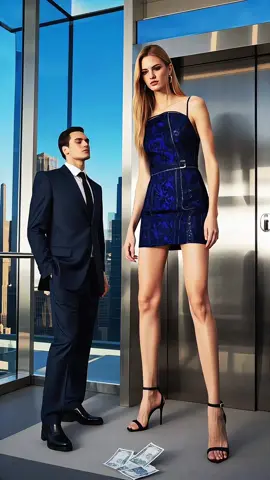 His girlfriend was angry. #heightcomparison #tall #taller #tallgirl #sizedifference #fyp 