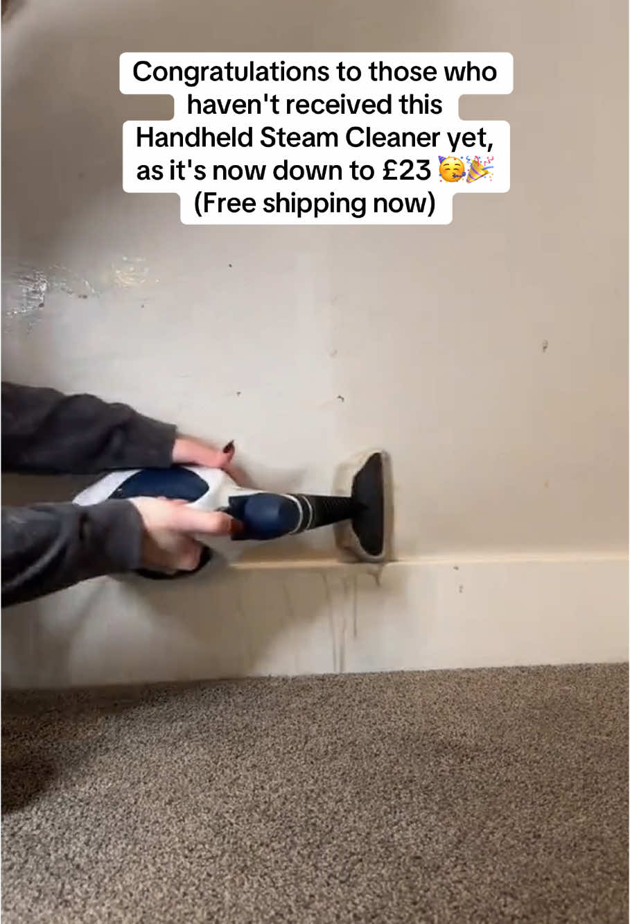 Cleaning up just got a whole lot easier 🧼🧽 #fyp #steamcleaner #cleaning #CleanTok #clean #TikTokShop 