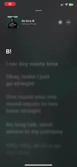 Na Scra🎶 - Famous Pluto🎶❤️❤️ #applemusic #lyricalsteeze #lyrics #lyricsvideos #fypシ #toluemmanuel_ #famouspluto #nascra #shallipopi #zerrydl_ #zerrydl 