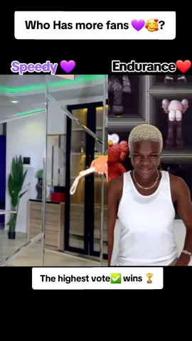 Who has more fans guys ? purple speedy or endurancegrand  #speedy💜💜💜 #speedy💜🌹 #purplespeedy💜 #endursncegrand #grand #endurance 