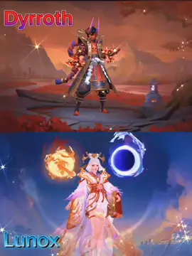 Diálogo de apariencia la collector DYRROTH y Legends Lunox  #dyrroth  #lunox   #mobilelegends_id #mobilelegendsban #mobilelegendsbangbang #mlbb