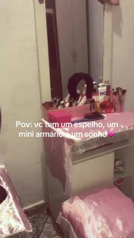 Só apenas começando 🥺💕               #fyyyp #sonhosecriança #penteadeirasimples #pobreorganizada❣️ 