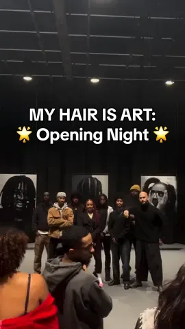 Vibes, hairstyles and fit checks at the opening night for MY HAIR IS ART: PLEASE DON’T JUDGE, a joint collaboration between Kickback Foundation, Yoyo’s Studio and La Rue Inspire. The photos were taken by Jamal Burger, founder and executive director of Kickback. 