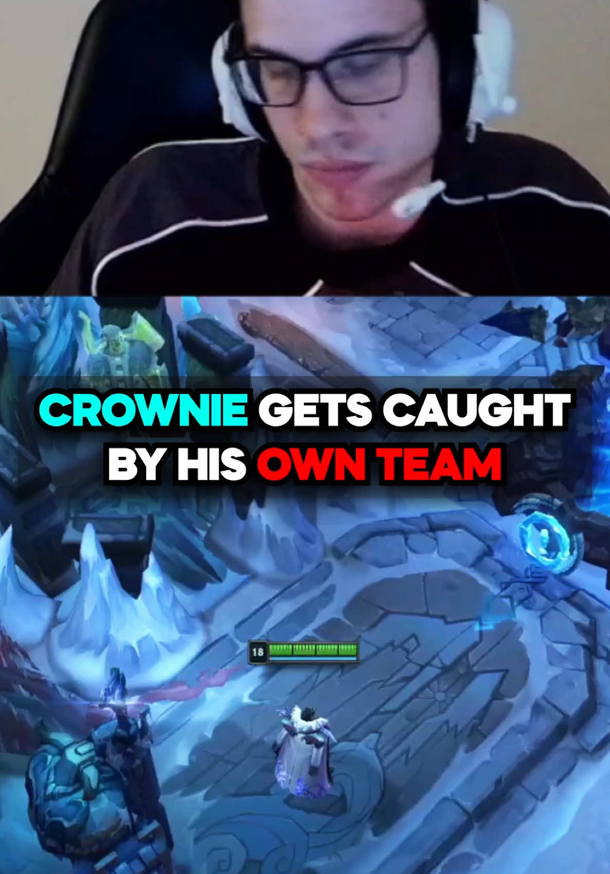 Bro got CAUGHT 💀 #leagueoflegends #crownshot #leaguetok #educational #losratones #velja #nemesislol #rekkles #caedrel #thebausffs 